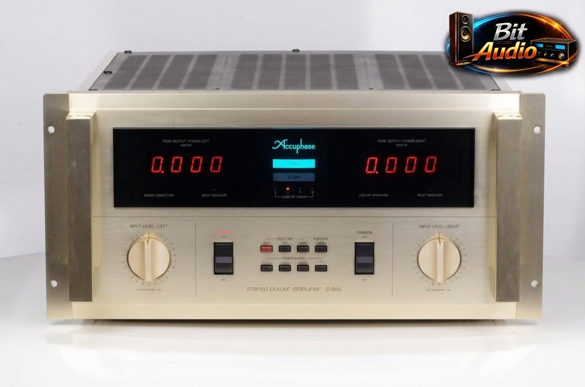 למכירה: מגבר כוח אודיופילי Accuphase P-600