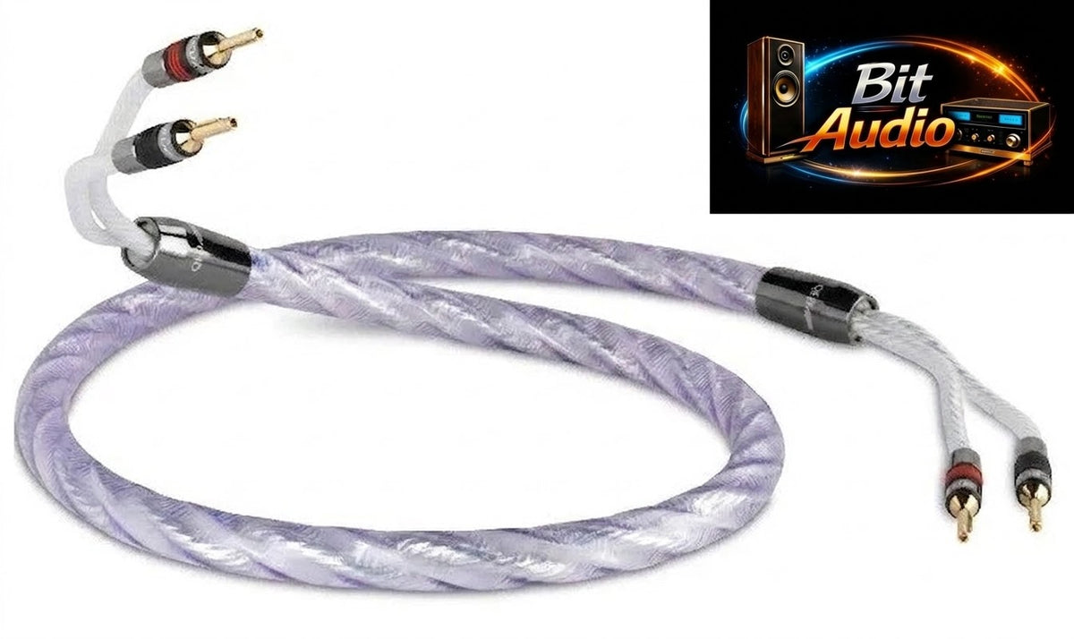 🏷️ כבל רמקולים ברמת קצה – QED Genesis Silver Spiral Signature (2.5 מטר)